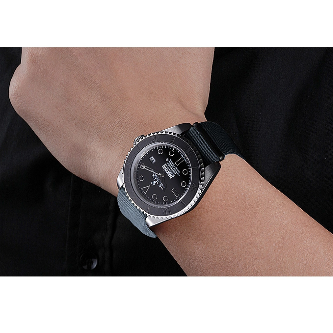 Aaa replica Submariner 621991 Rolex Stealth Grey 0613